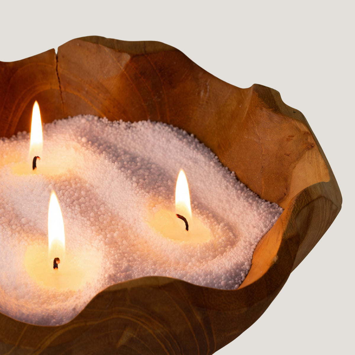 Latte beige Pure Serenity candle sand, view 7