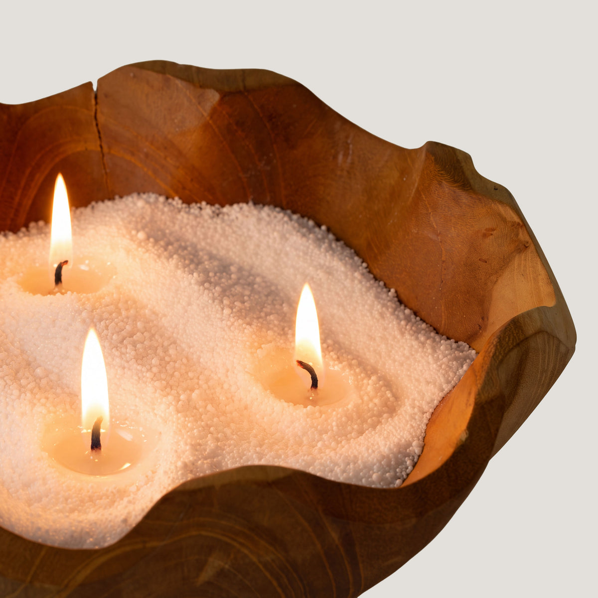 Warm honey Blush Bloom candle sand, view 12
