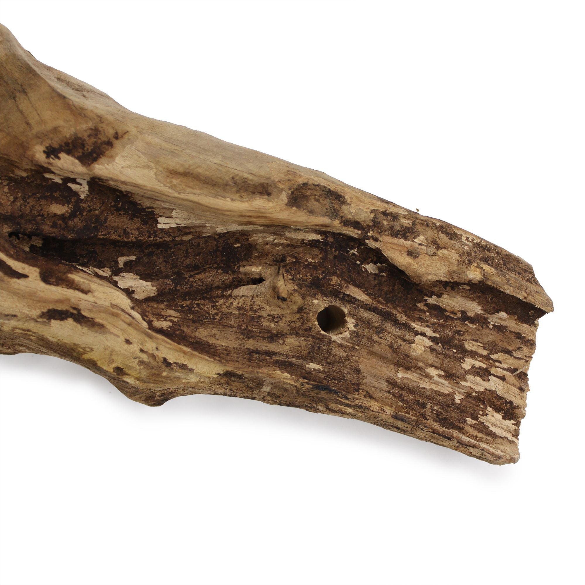 Molten Glass on Wood Hanging Bowl (Hand-Blown Recycled Glass) - Molten Root